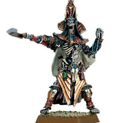 Смола Миниатюра Warhammer The Old World Tomb Kings Settra the Imperishable / миниатюр для настольной #1