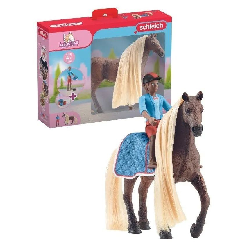 Игровой набор Schleich Horse Club 42586 Лео и Рокки #1