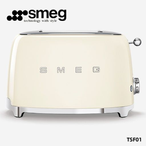 Smeg Хлебопечка Тостер на 2 ломтика;Smeg TSF01;многофункциональный;завтрак 950 Вт, вес выпечки 2400 г, #1