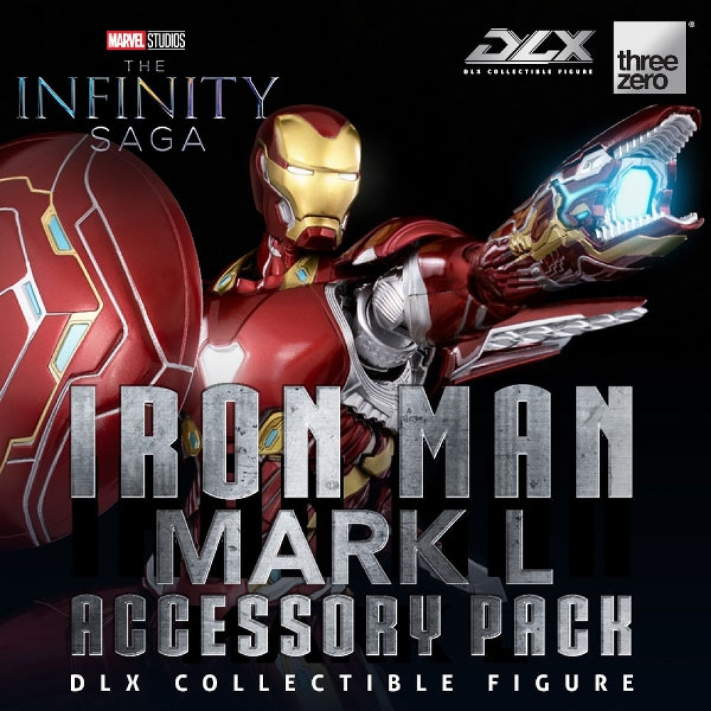 Hasbro фигурки Threezero Marvel Studios Action Figures DLX Iron Man Mark 50 Accessory Pack-18cm;железный #1