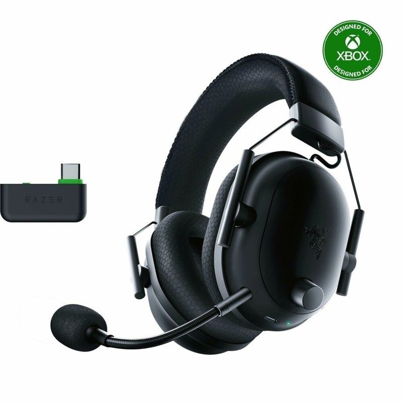 Наушники с микрофоном для компьютера Razer BlackShark V2 беспроводные черные RZ04-04530300-R3M1  #1