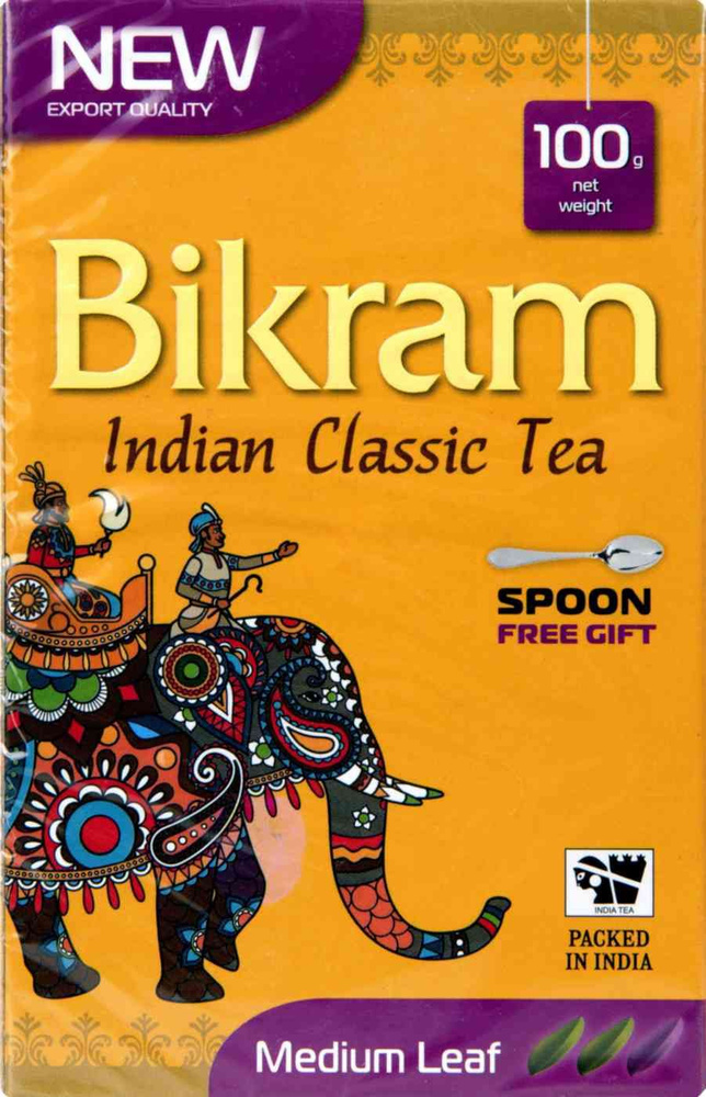 Чай чёрный Bikram Индийский среднелистовой, 100 г, 1 шт #1