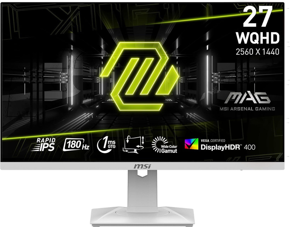 MSI MAG 274QRFW 27インチ IPS モニター　ゲーミングモニター MSI 27