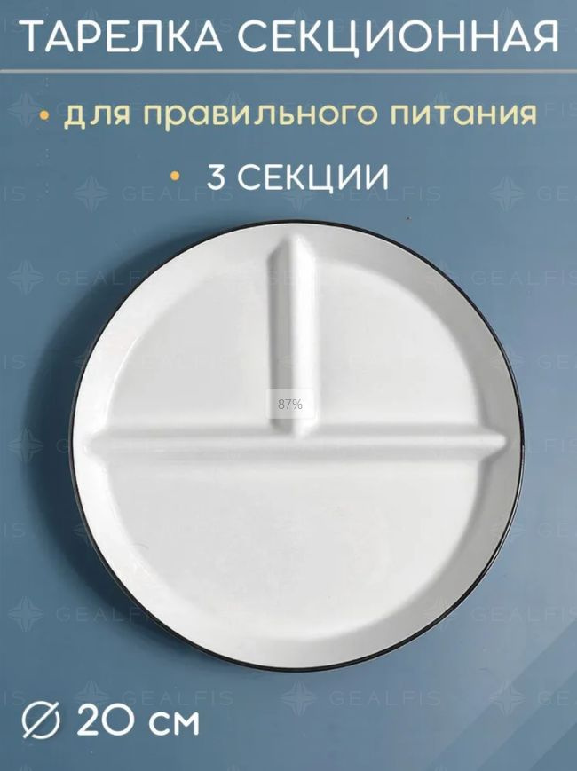 Тарелка, Керамика, диаметр 20.5 см купить c доставкой на OZON по низкой ...
