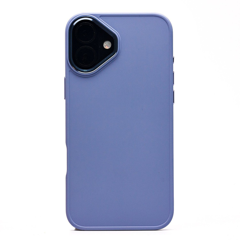 Чехол для iPhone 16 Plus силиконовый матовый №6 <светло-фиолетовый> #1