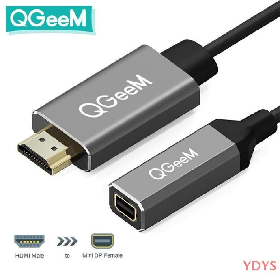 QGeeM многофункциональный мини-кабель-адаптер с одним выходом в HDMI DP UHD 4K 30 Гц Plug and Play YDYS #1