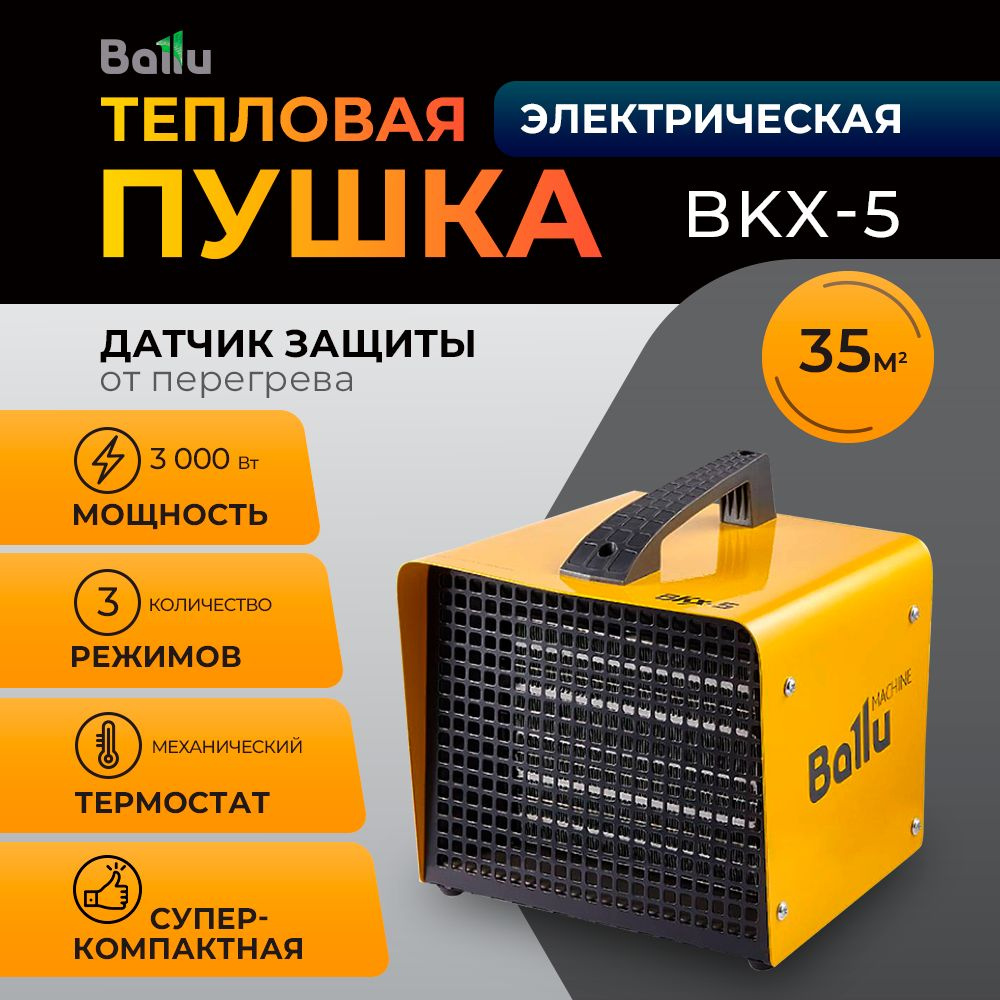 Тепловая пушка Ballu BKX-5 #1