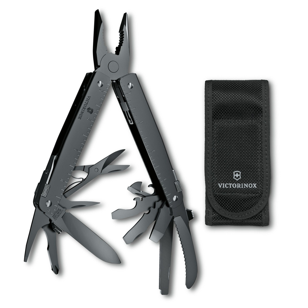 Мультитул Victorinox Swiss Tool MXBS 3.0326.M3N, 115 мм, 26 функций, нейлоновый чехол, черный #1