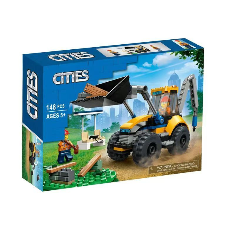 Конструктор LEGO City 60385 Строительный экскаватор #1