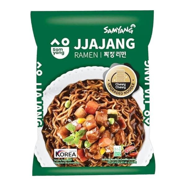 Рамен со вкусом Джаджанг 5 шт. 80 г. Samyang Корея Лапша быстрого приготовления  #1