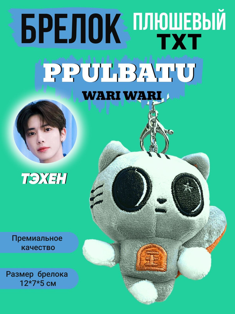 Брелок на рюкзак k-pop игрушка ТХТ PPULBATU Тэхен #1