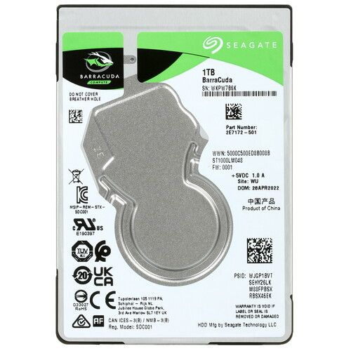 Seagate 1 ТБ Внутренний жесткий диск 1 ТБ,128 МБ, SATA III, 6 Гбит/с ([ST1000LM048])  #1