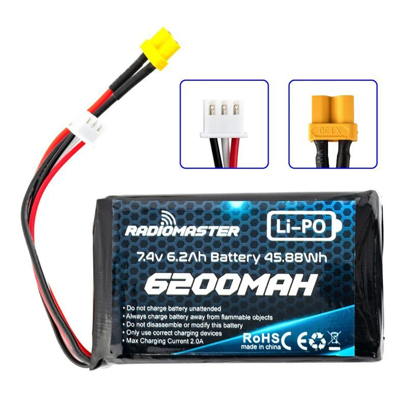 RadioMaster 6200mah 2S 7.4V для TX16S BOXER #1