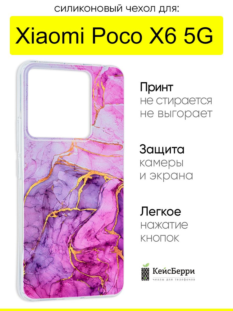 Чехол для Xiaomi Poco X6 5G, серия Clear #1