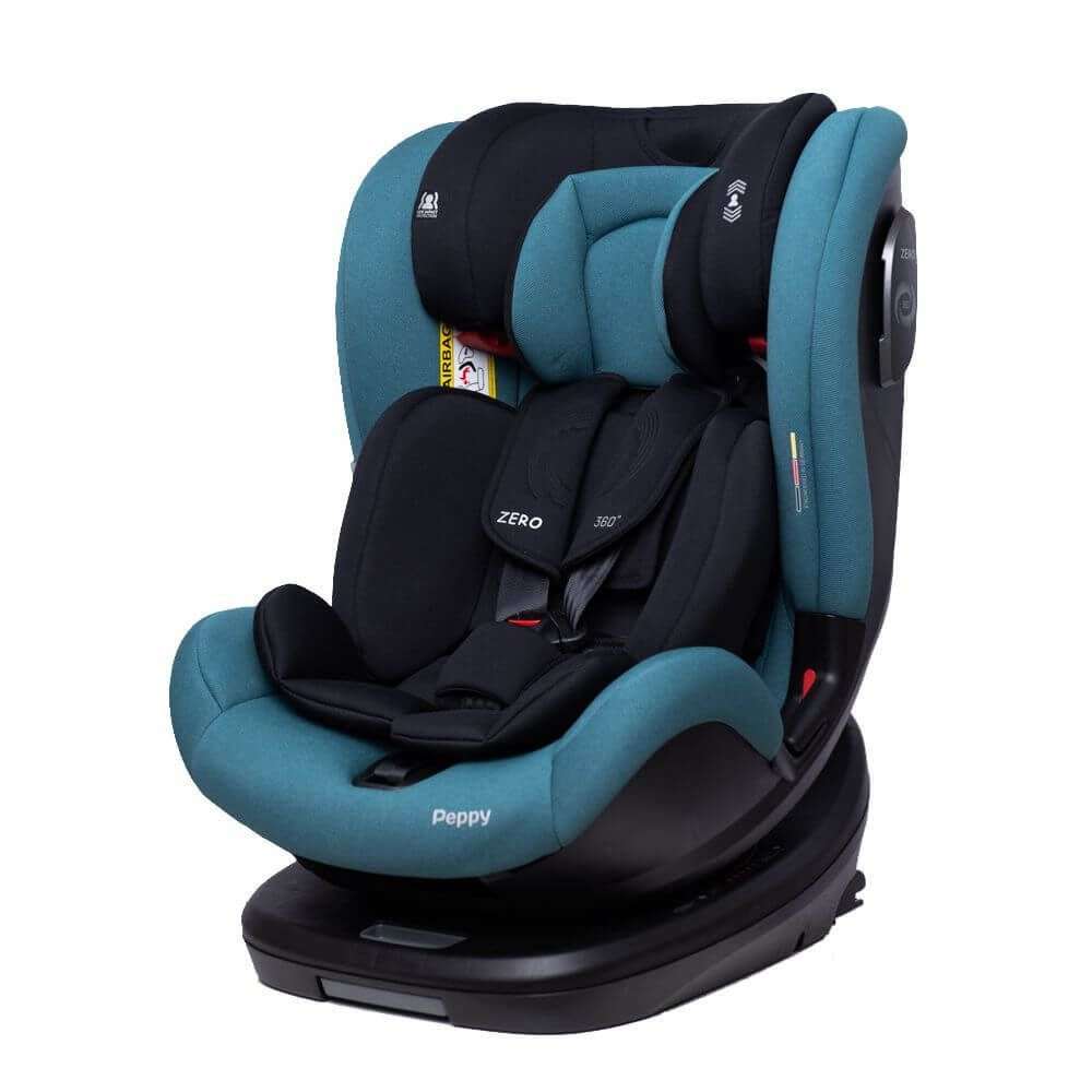 Детское автокресло Peppy Zero Isofix WE04, гр 0/1/2/3, расцветка Green #1