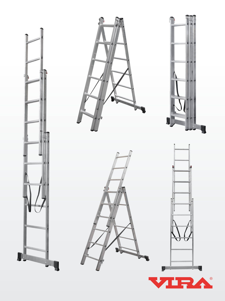 Лестница 3x6 трехсекционная Vira #1