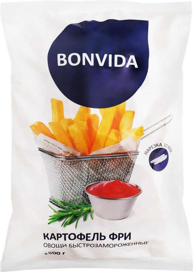 Картофель фри BONVIDA, 1, 1500г - 1 шт. #1