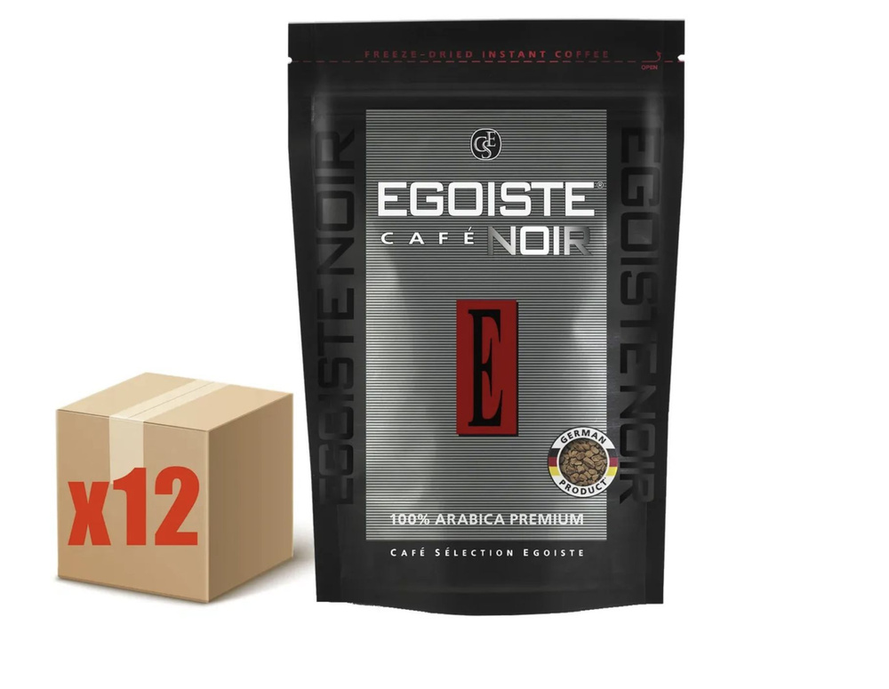 Растворимый кофе EGOISTE Noir, 70 грамм #1