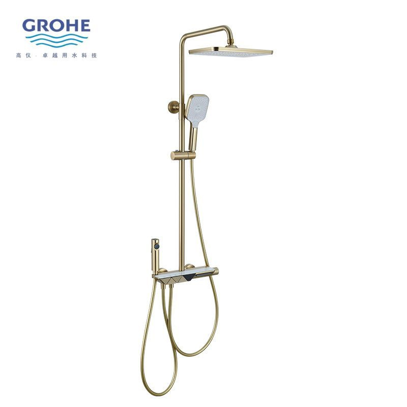 GROHE Душевой комплект GROHE Полностью медный душевой набор, постоянная температура, четыре функции, #1