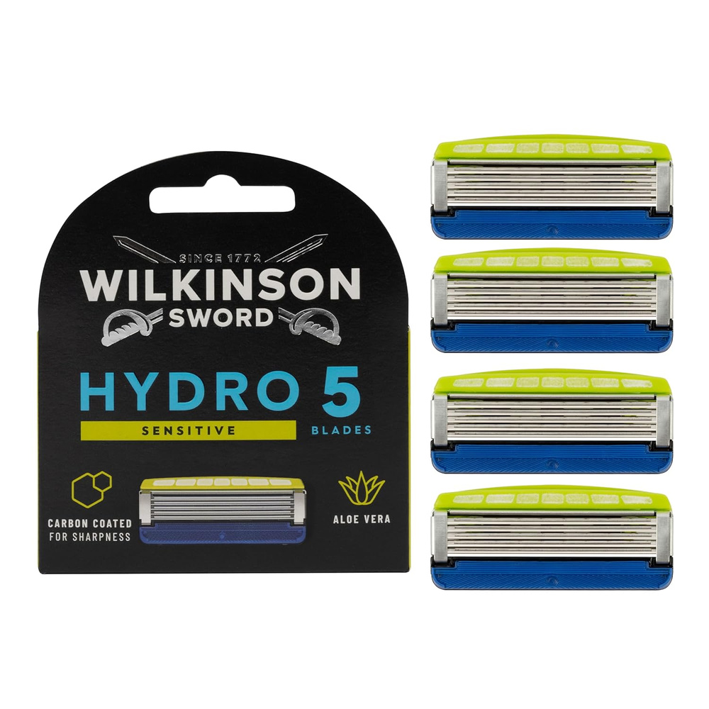 Wilkinson Sword Hydro5 SKIN PROTECTION SENSITIVE / Сменные кассеты для бритвы Hydro ( 4 шт)  #1