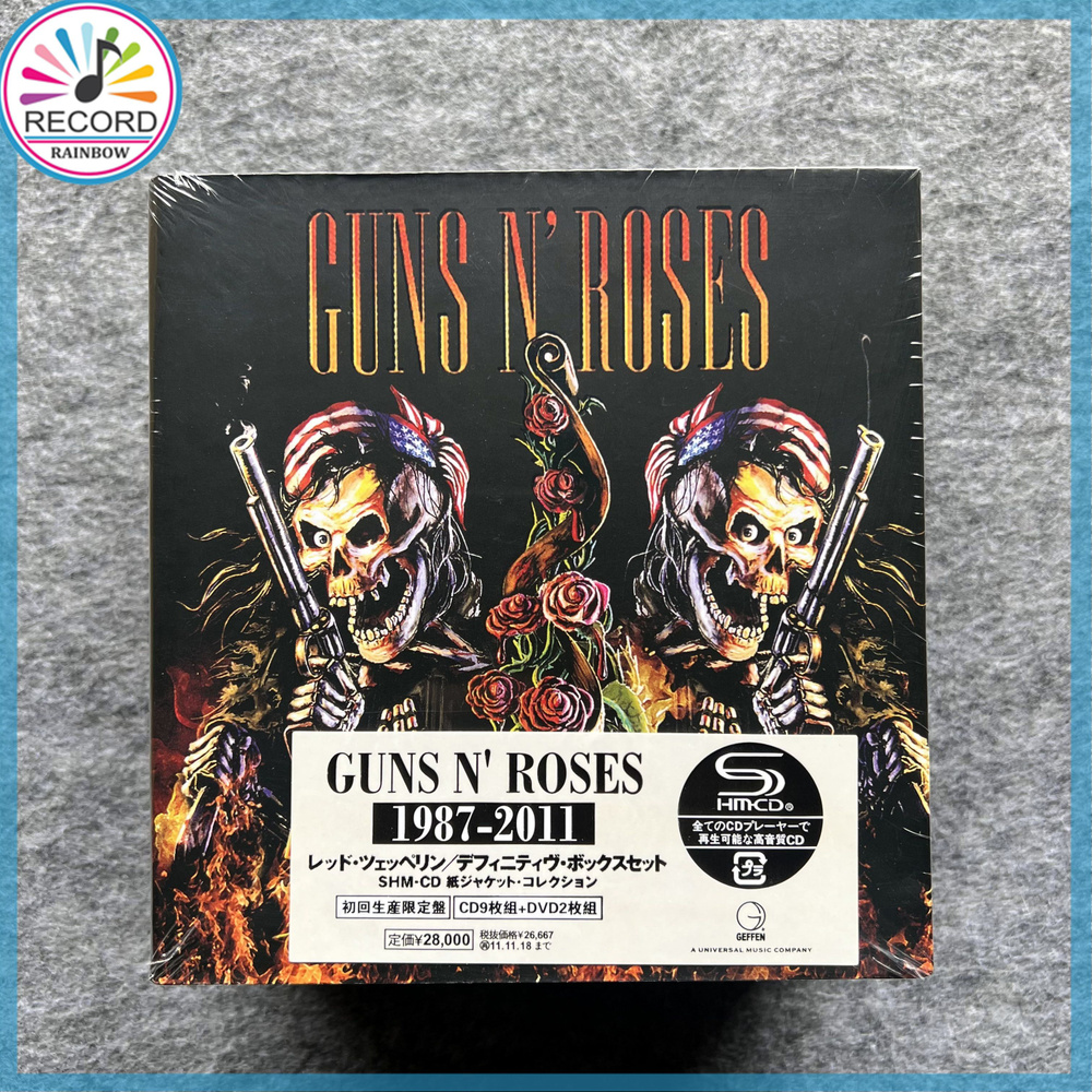 CD GunsN' Roses 1987-2011 9CD + 2DVD Box Set запечатанный совершенно ...