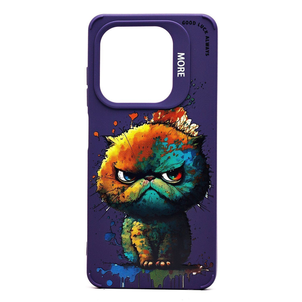 Чехол для Infinix Smart 8 X6525, 8 Pro X6525B, Tecno Spark 20 KJ5, 20C BG7n силиконовый (рис. 335/кот) #1