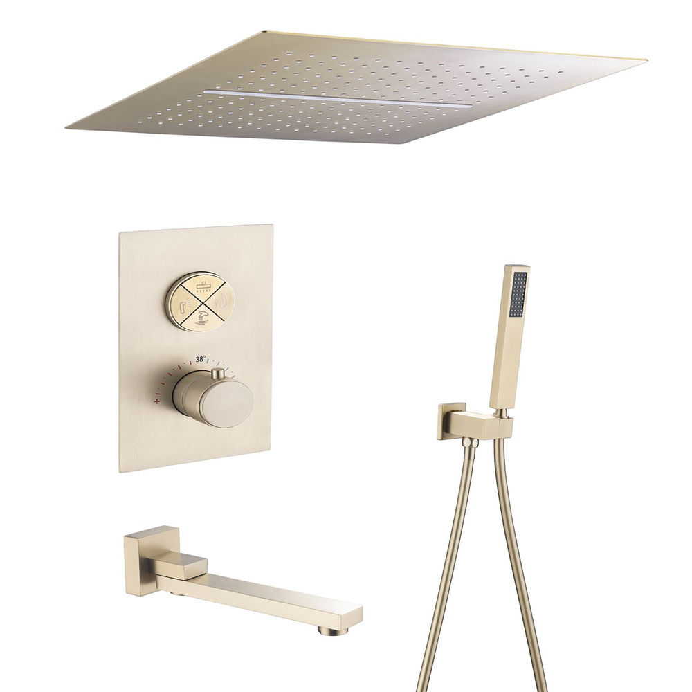 Встраиваемый душевой комплект , термостатическая душевая система ...