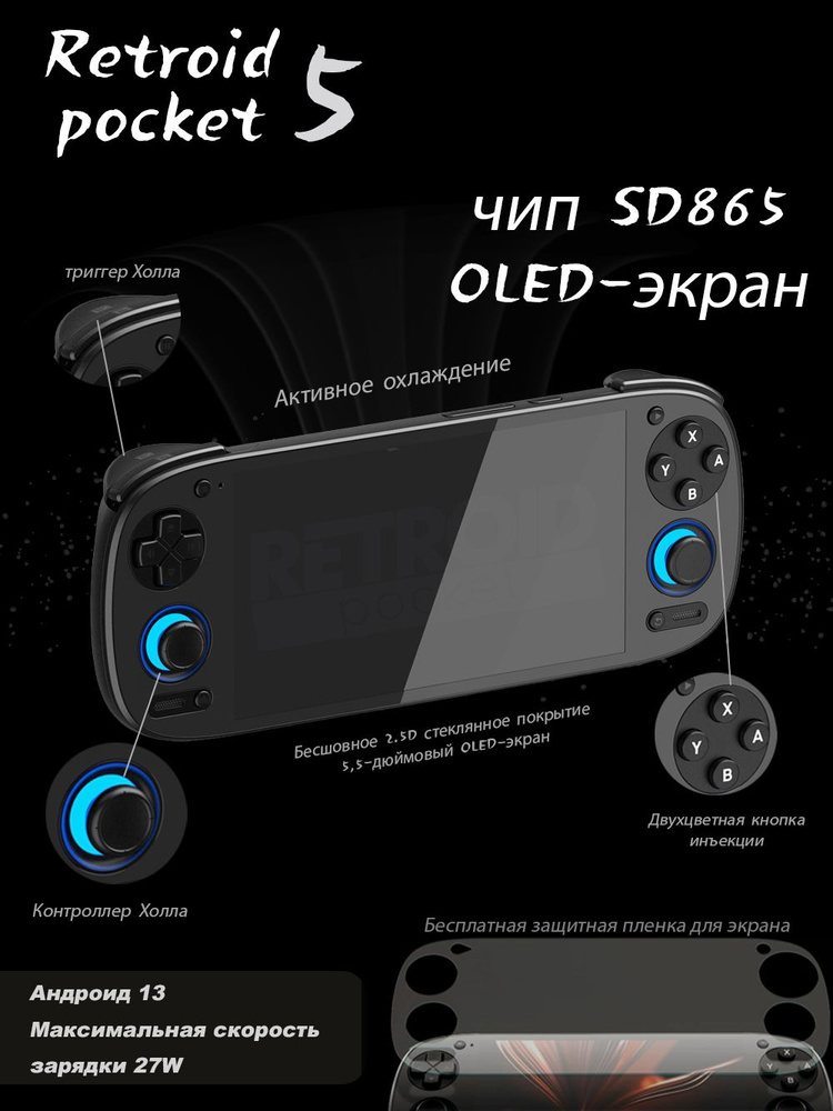 Retroid Pocket 5, высокопроизводительная портативная игровая