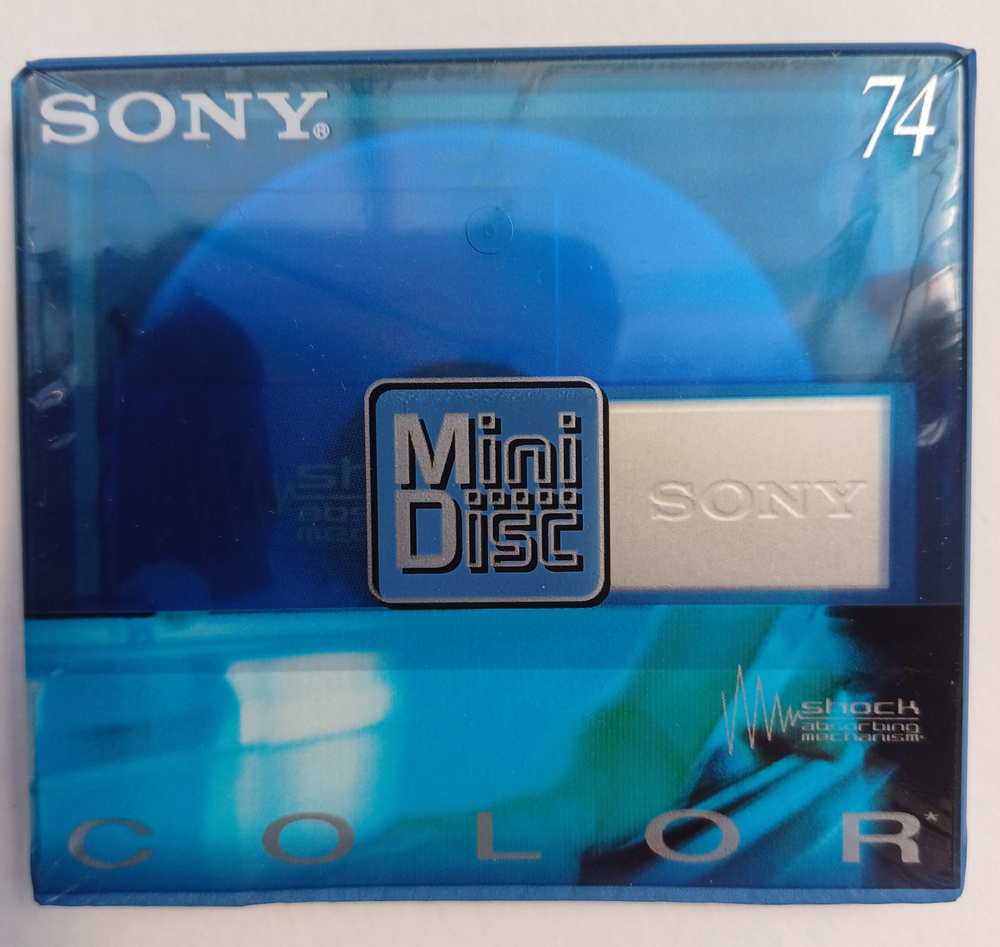 Минидиск (MD) для записи Sony Color 74 (синий, 74 минуты) купить на ...
