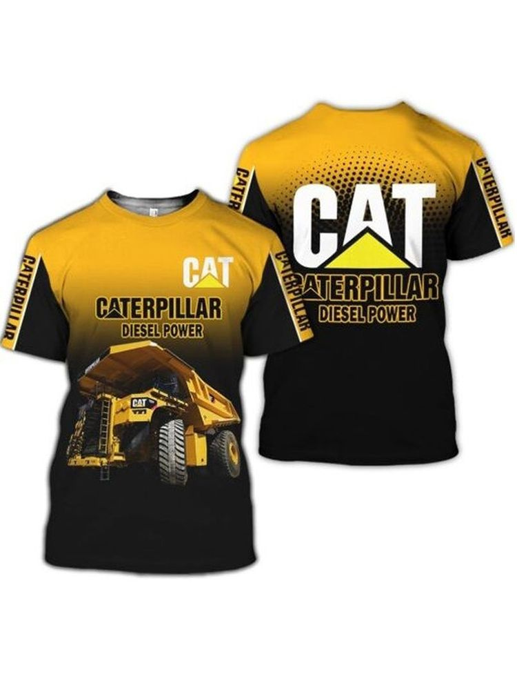 Футболка Caterpillar Футболка Caterpillar с 3D-принтом #1