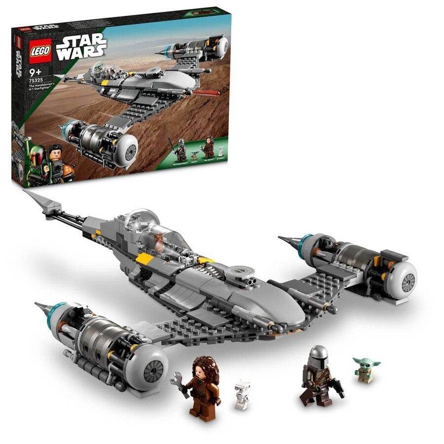 Конструктор LEGO Star Wars Мандалорский звездный истребитель N-1, 412 деталей, возраст от 9+, 75325 #1