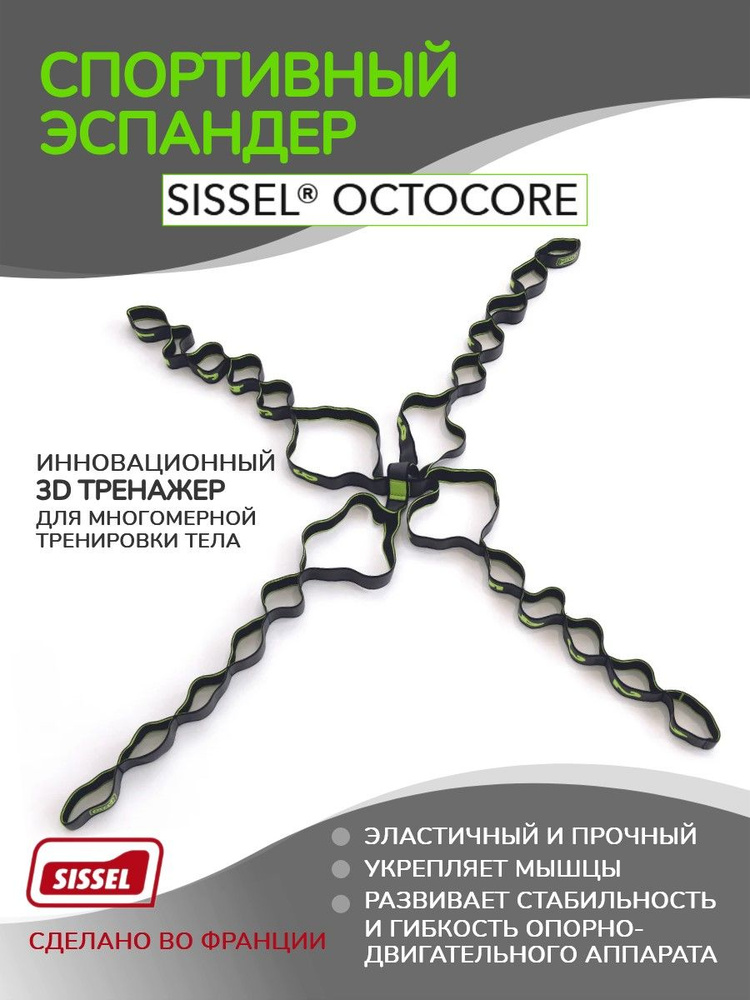 Эспандер для фитнеса многофункциональный / Тренажер-амортизатор SISSEL Octocore #1