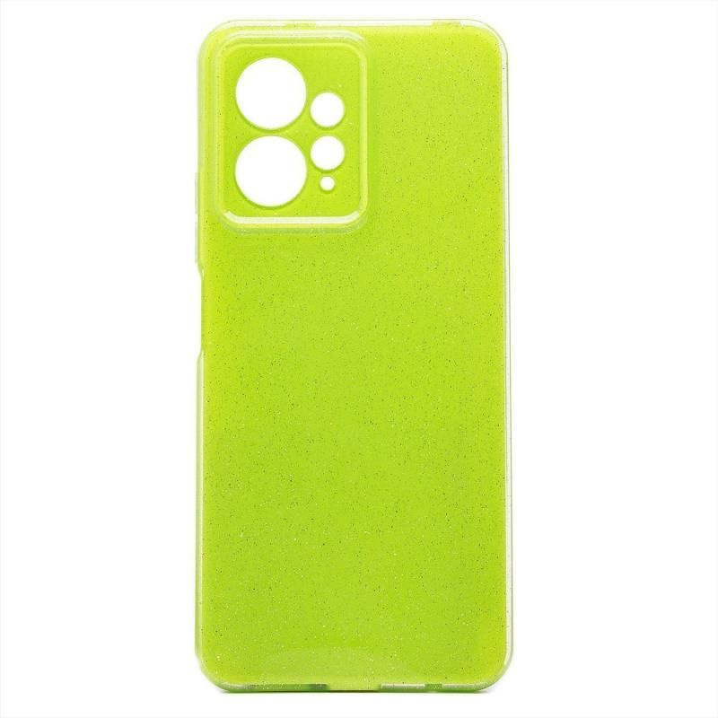 Чехол для Xiaomi Redmi Note 12 (23021RAA2Y) силиконовый с блестками №3 <светло-зеленый> #1