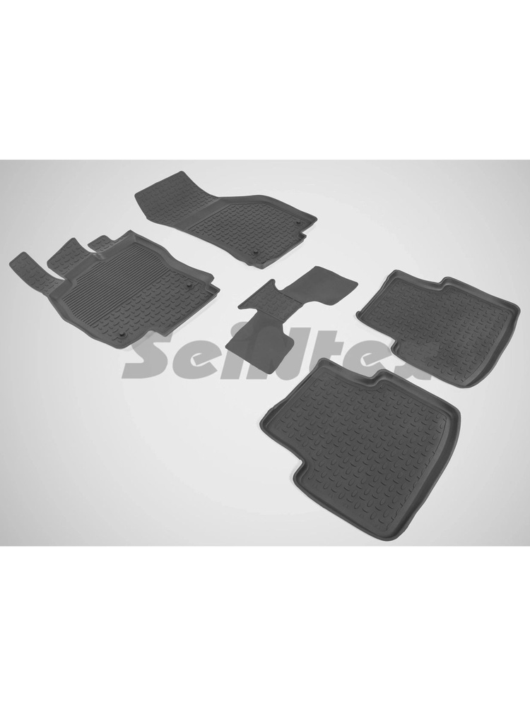 Резиновые коврики с высоким бортом для Volkswagen Passat B8 2014-2024 Seintex 86544 #1