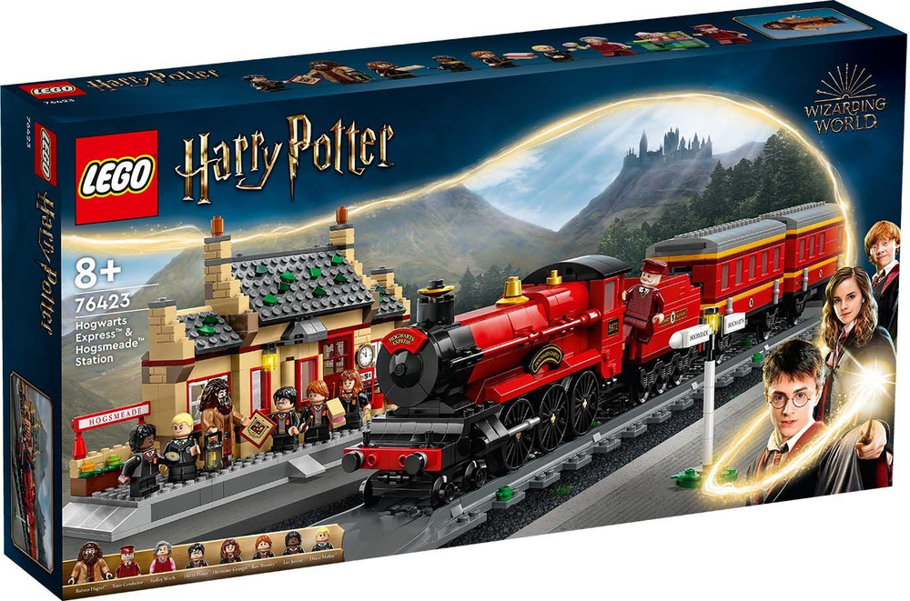 Конструктор LEGO Harry Potter Хогвартс-экспресс и Станция Хогсмид, 1074 деталей, возраст 8+, 76423 #1