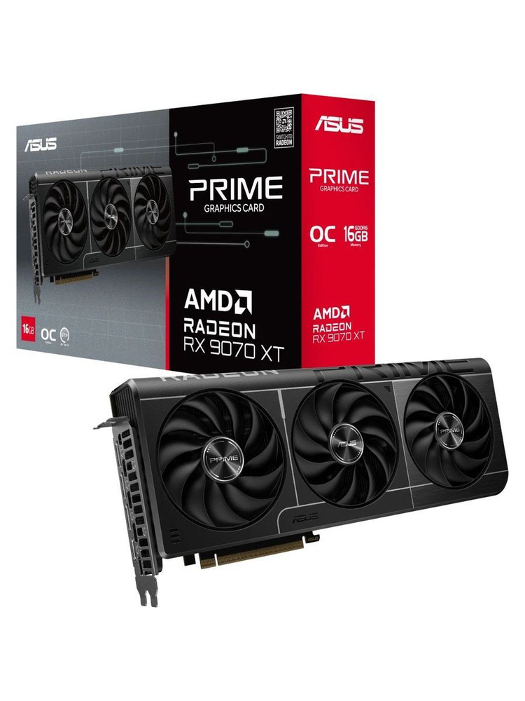 Видеокарта ASUS Radeon RX 9070 XT, 16 ГБ PCI Express 5.0
