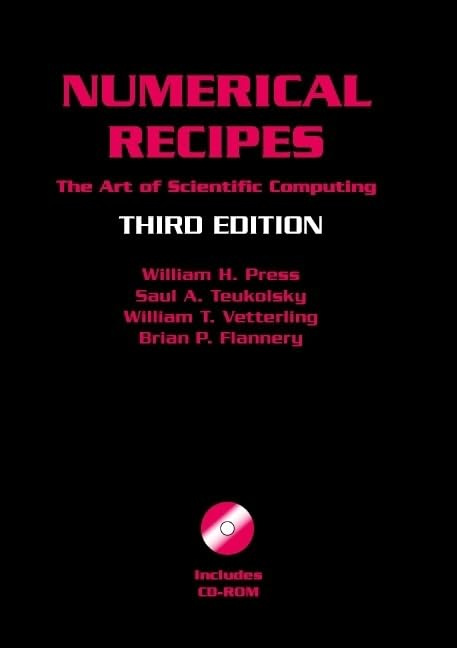 Numerical Recipes with Source Code CD-ROM 3rd Edition #1