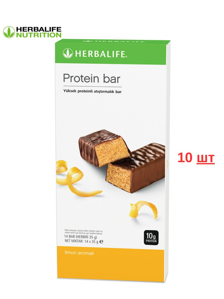 Протеиновый батончикСо вкусом лимона 14 шт.Herbalife #1