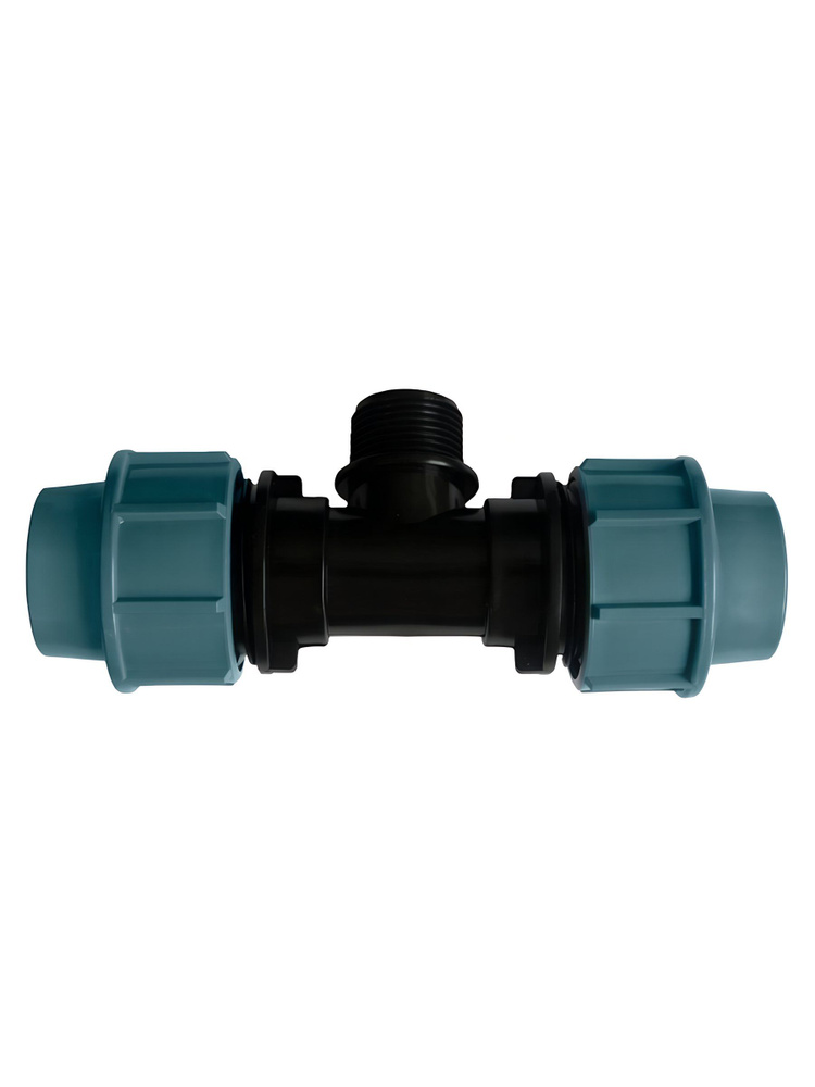 Тройник ITAL ПНД d32 1/2'' наружная резьба 16 бар для холодной воды #1