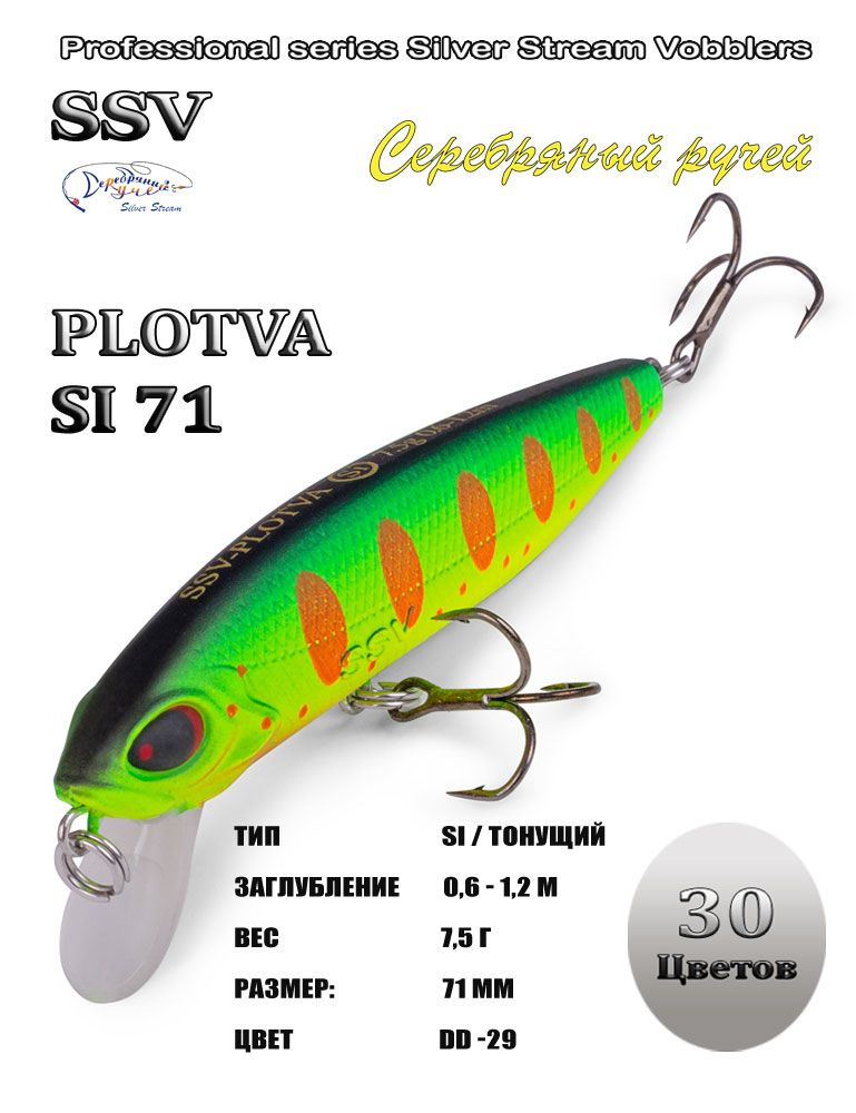 Воблер PLOTVA SI 71 #1