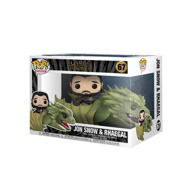 Funko Pор! 67 Фигурка Jon Snow Rhaegal Игра престолов - Джон Сноу