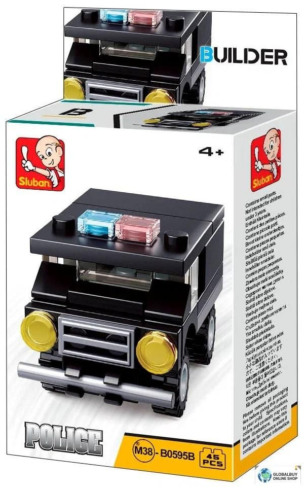 Конструктор SLUBAN 46 деталей "BUILDER. Фургон" #1