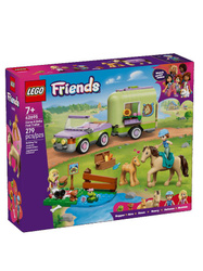 Конструктор LEGO Friends Лошадь и жеребенок с конным прицепом, возраст от 5+, 42695 LEGO новинки →