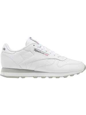 All white leather reebok classics best sale