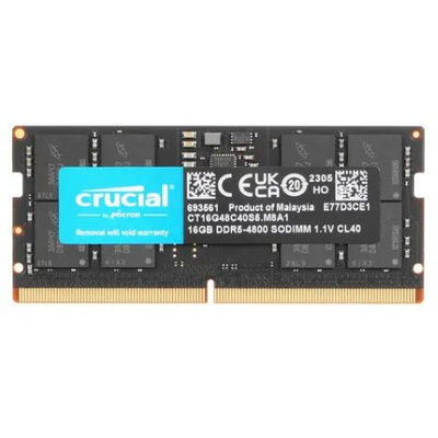 16 GB DDR5 4800MHZ Crucial (CT16G48C40U5) купить на OZON по низкой