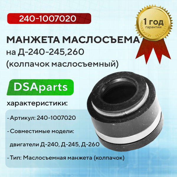 Колпачки маслоотражательные 245 ( FPM )