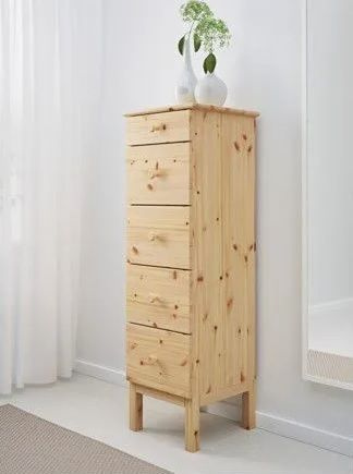 Комод IKEA TarvaKomod, 48x40x127 см, 5 ящ. купить c доставкой на OZON ...