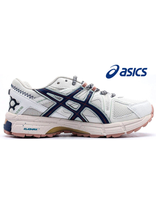 Asics white navy hotsell