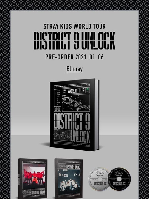 товары STRAY KIDS - WORLD TOUR (DISTRICT 9 : UNLOCK) IN SEOUL Blu
