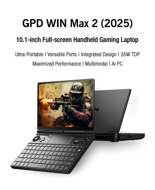 Игровой ноутбук GPD Gamepad Digital, 10.1, WIN max2-0, AMD Ryzen 7